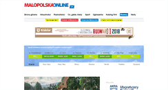 Desktop Screenshot of malopolskaonline.pl